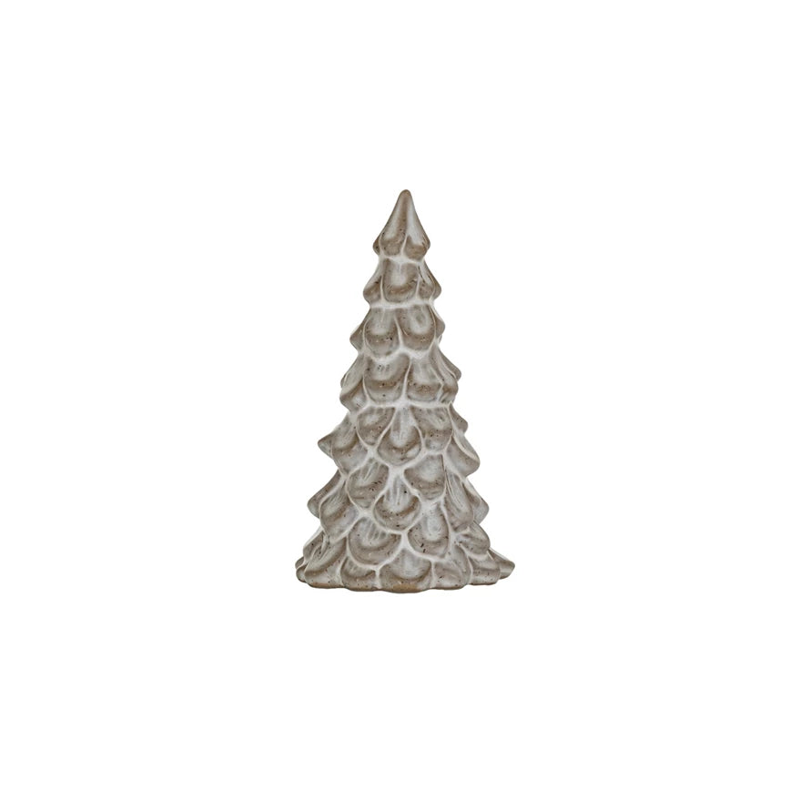 Stoneware Tree, Cream, Small
